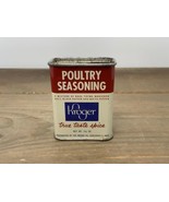 Vintage Kroger Poultry Seasoning Spice Tin Metal 1.25oz USA - $12.82