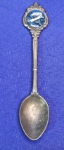 Souvenir Spoon ARIZONA Memorial Hawaii 4.25&quot; Collectors World Silver Tone  - £11.16 GBP