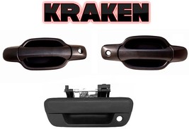 Outside Door Handles For Chevy Colorado Canyon 2004-2012 Front Pair And Tailgate - £50.73 GBP