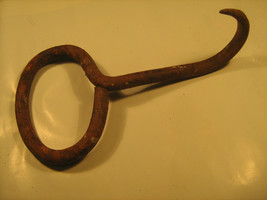 [Y9] VINTAGE TOOL Antique Steel Hay Hook - £9.56 GBP