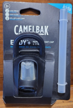 Camelbak Eddy + Kids Black Replacement Cap &amp; Straw Brand New Sealed - $15.83