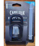 Camelbak Eddy + Kids Black Replacement Cap &amp; Straw Brand New Sealed - $15.83