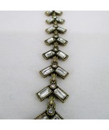 Vintage 32&quot; Long Rhinestone Chain Statement Necklace LOFT Jewelry Women ... - £17.87 GBP