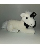 VTG Dakin 1988 White Black Tuxedo Unicorn Plush 11&quot; Stuffed Animal Soft ... - £23.26 GBP