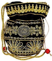 Handcrafted Jardosh Work Traditional Potli Batwa Bag For Women - £12.75 GBP