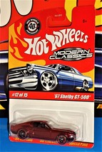 Hot Wheels 2008 Modern Classics Series 12/15 &#39;67 Shelby GT-500 Spectraflame Red - £37.38 GBP