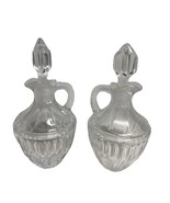 Vintage Pressed Clear Glass Cruet Set - $26.51 CAD