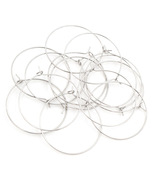 12-45mm Stainless Steel Earring Hoops、DIY Bead Threading Hoop Accessories - $56.21 MXN+