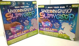 Lot Of 2 Horizon Group Unicorn Galaxy Slimy Gloop Ages 6+ New - £5.53 GBP