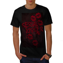 Wellcoda Kisser Cool Love Funny Mens T-shirt, Kiss Graphic Design Printed Tee - £14.94 GBP+
