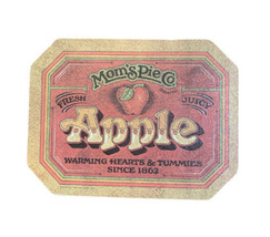 1970s Mom&#39;s Pie Co. Apple Hot Mat Pad Midcentury Kitchen Decor  Pentron USA Prop - £7.03 GBP