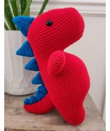 T-Rex Crochet Pattern, Red Dino Kids Toy, Amigurumi Dinosaur Crochet Pat... - £4.52 GBP