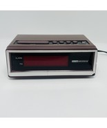 Living Solutions #1585 Digital Wood Grain Electric Alarm Clock 2006 (Tes... - €8,47 EUR