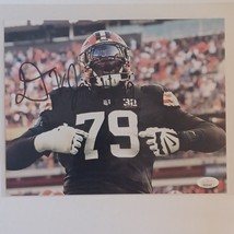 Dawand Jones Buckeyes Signed 8X10 Photo Jsa Coa Cleveland Browns Ohio State Rc - £44.63 GBP