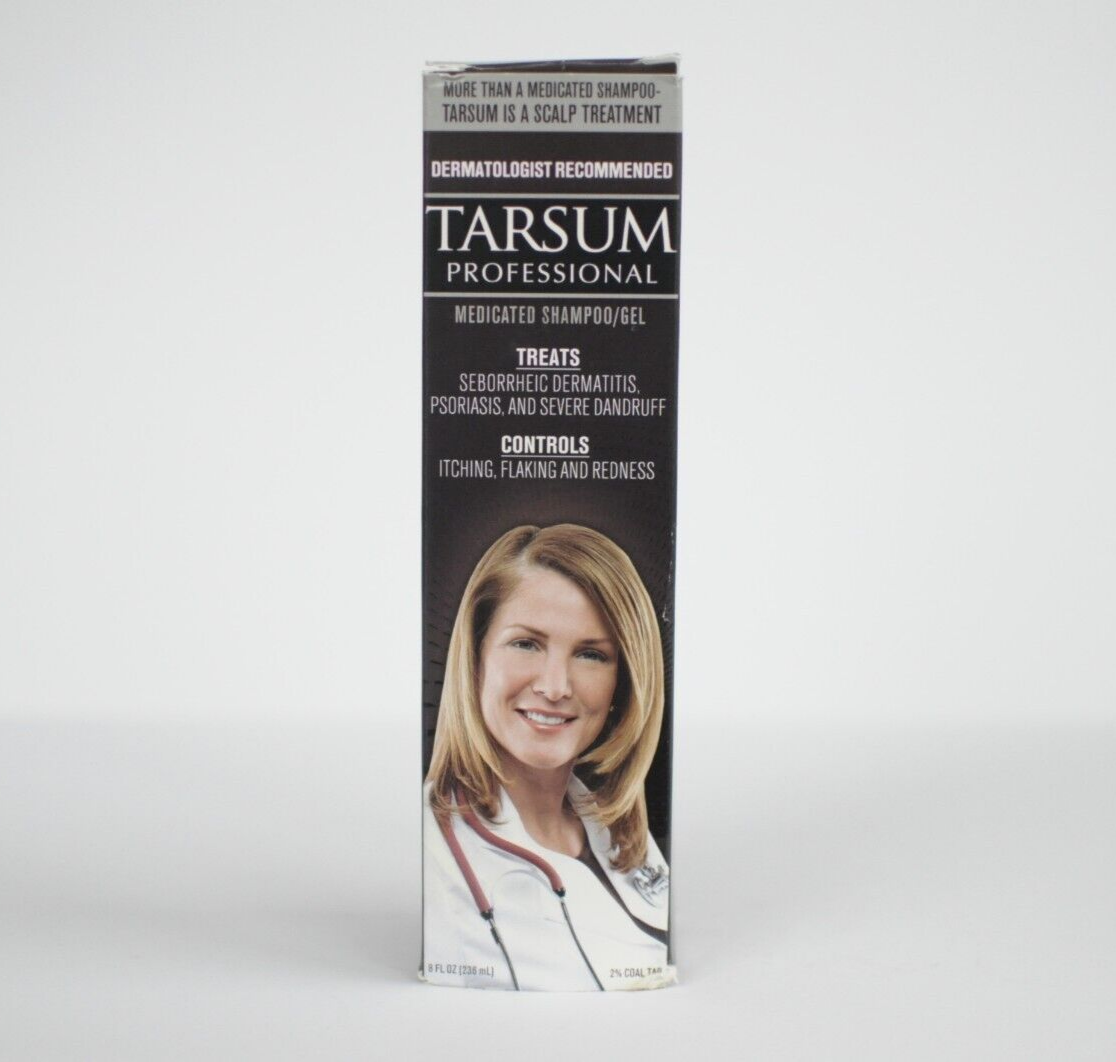 Primary image for Tarsum Professional Medicated Shampoo Gel 8 oz Coal Tar Psoriasis Dermatitis