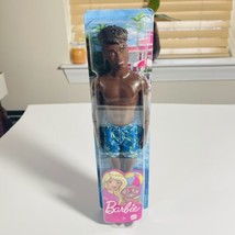 Mattel Barbie African American Ken Beach Doll with Los Angeles Swim Shorts New - £10.29 GBP