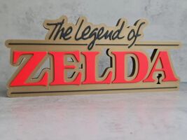 The Legend of Zelda 3D Logo Sign Nintendo Desk Shelf Display Video Game ... - $13.72