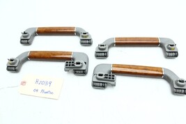 2004-2006 VOLKSWAGEN PHAETON OVERHEAD PULL GRAB HANDLE WOOD GRAIN SET OF 4 H2039 image 10
