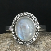 925 Sterling Fine Silver Rainbow Moonstone Gemstone Ring Sz C-Z Gift  RSP-1272 - £24.59 GBP