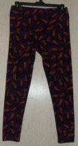 NEW WOMENS LuLaRoe PRETTY PAISLEY PRINT LEGGINGS  SIZE Tall &amp; Curvy - £22.02 GBP