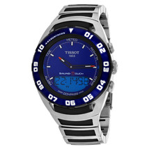 Tissot Men&#39;s Sailing touch Blue Dial Watch - T0564202104100 - £450.37 GBP