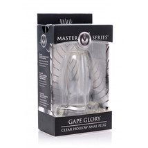 Master Series Gape Glory Clear Hollow Anal Plug - £16.83 GBP