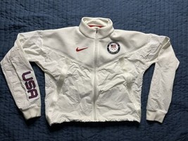 Nike Team USA Windrunner Women’s 2020 Medal Stand Jacket Size Small White - £79.13 GBP