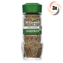 3x Shaker McCormick Gourmet Organic Marjoram Leaves Seasoning | GMO Free | .37oz - £23.71 GBP