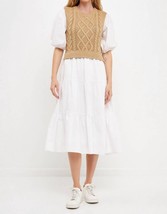 2.7 August Apparel swati cable knit dress for women - size M - £61.60 GBP