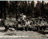 RPPC Hidden Valley Guest Ranch Cle Elum WA Clark Photo 5506 UNP Postcard J1 - $14.80