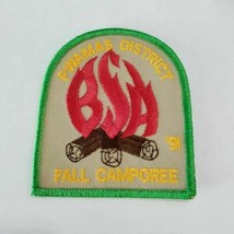 BSA P-wamas District Fall Camporee Patch 1991 Boy Scouts Of America Plas... - £5.67 GBP