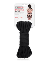 Lux Fetish Bondage Rope - 10m/33 Ft Black - £12.51 GBP