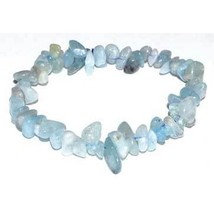 Aquamarine chip bracelet - $7.67