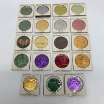 Daughters Of Eve mardi gras doubloon Lot Of 23 1972-79 New Orleans Louisiana - £14.93 GBP