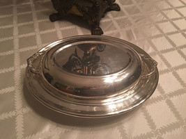 Sheridan silver plate serving oval dish - $45.00