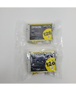 Lot of 2 Genuine EPSON 126 Ink Cartridge T12640  Yellow - £10.58 GBP
