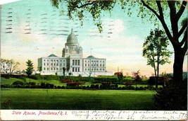 Vtg Postcard 1908 UDB Providence Rhode Island RI State House Q18 - £3.05 GBP