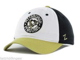 Pittsburgh Penguins Zephyr Circle Trey NHL Team Logo Hockey Cap Hat  OSFM - £15.65 GBP