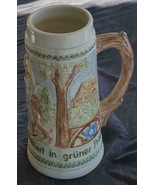 Beautifully Hand Painted Ceramic Stein - VGC - Signed - Dated 1977 - DET... - £27.68 GBP