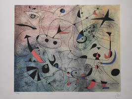 Joan Miró Signed - Constellation: The Morning Star, 1940 - Certificate - £103.11 GBP