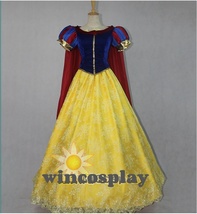Princess Snow White Cosplay Costume Princess Cosplay Dress Halloween Par... - $105.50+