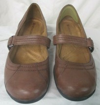 Naturalizer Brown Leather Mary Jane Size 7 M - £7.07 GBP