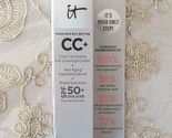 It Cosmetics CC+ Cream SPF 50+ UVA/UVB • 0.406 fl oz Tan Travel Size Exp... - £10.28 GBP