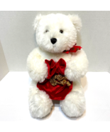Vintage 1999 Gund Make A Wish White Bear Peoples Diamond Red Velvet Bag ... - £43.39 GBP