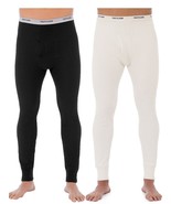 Fruit Of The Loom Big Men&#39;s Thermal Bottoms 2 Pack Size 4XL Natural &amp; Bl... - $416.90 MXN