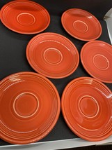 Fiesta tableware company saucers set of 6 - £33.62 GBP