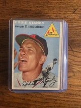 Eddie Stanky 1954 Topps Baseball Card. (0393) - £7.07 GBP