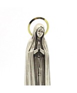 Statue Our Lady Of Fatima 5&quot;, 13cm Metal / Wood - £12.80 GBP