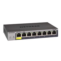 8-Port Gigabit Ethernet Smart Switch (Gs108T) - Managed, With 1 X Pd Port, Optio - £99.86 GBP