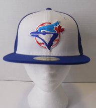 Toronto Blue Jays Cooperstown Coll 59FIFTY Mens Baseball Hat Cap Fitted 7" White - £26.76 GBP